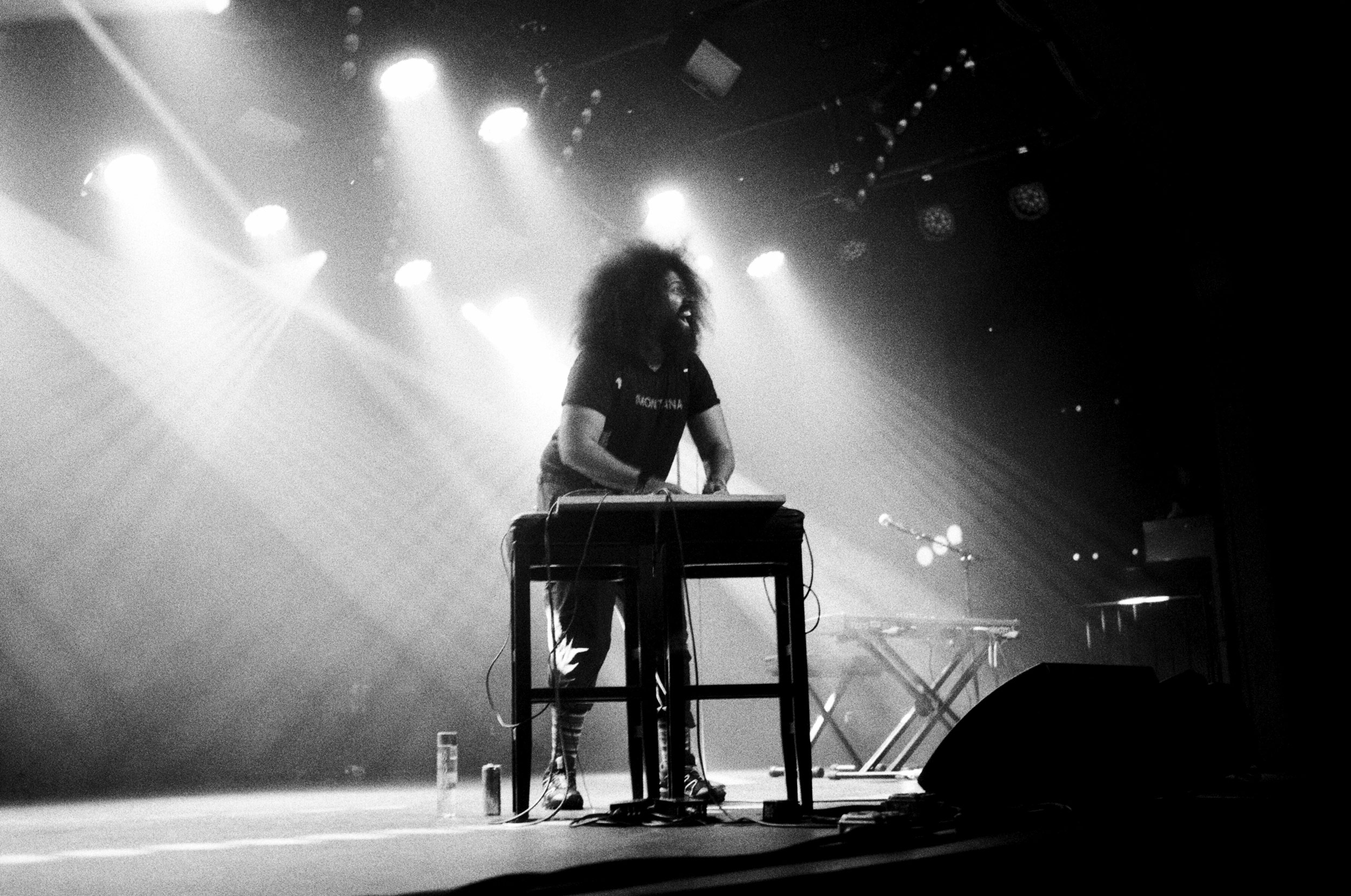 Reggie Watts performing live