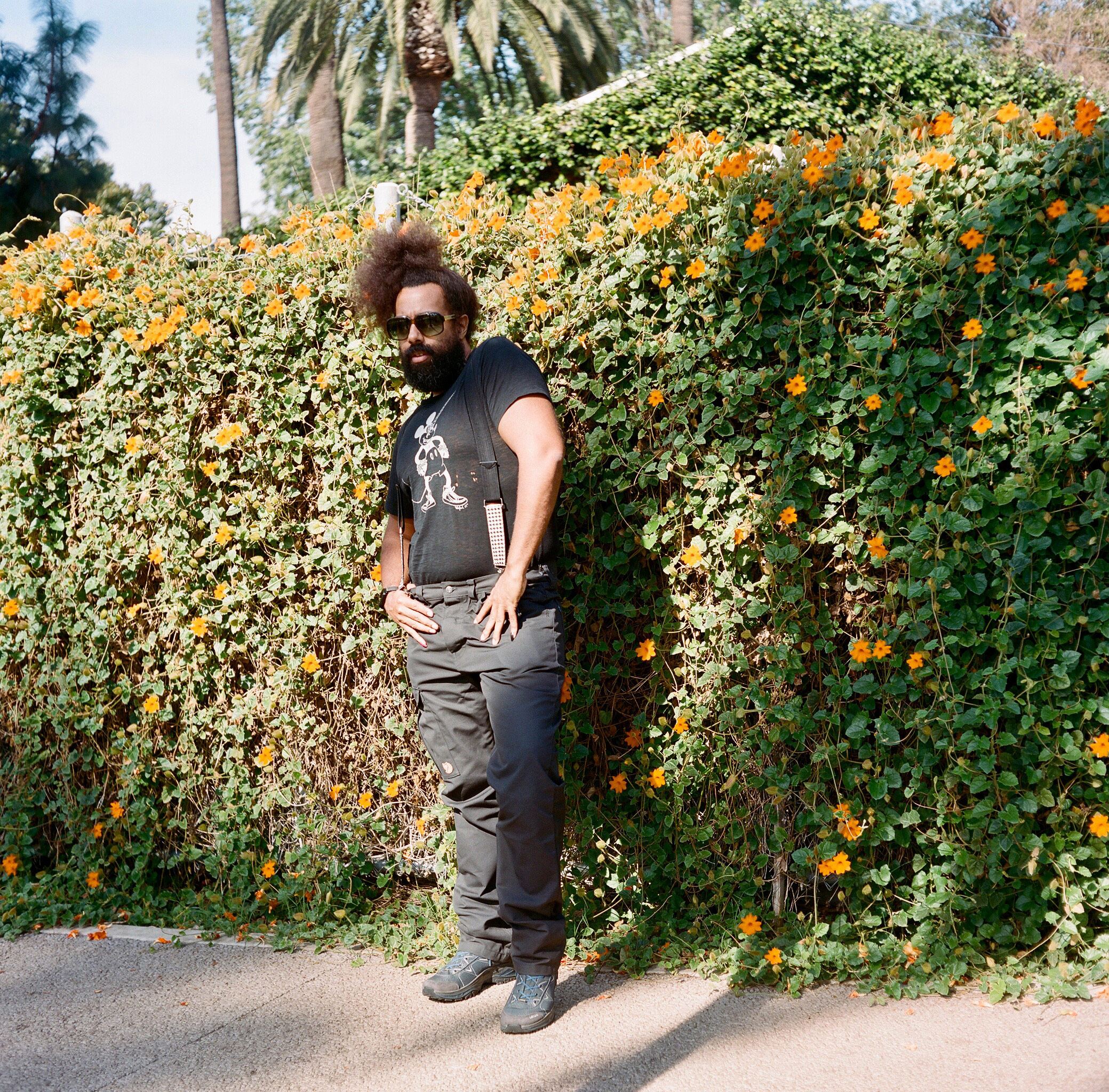 Reggie Watts posing for the camera