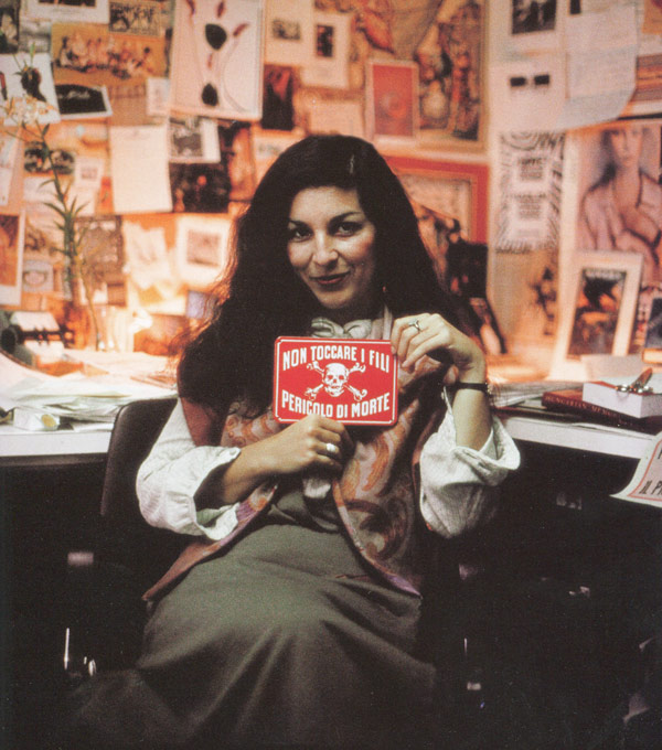 Photo of Louise as Art Director of Pantheon Book (1983)
