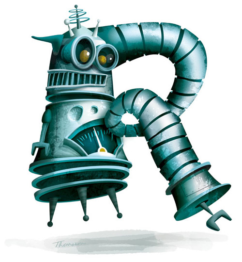 Illustration: Robot - E.W. Thomasom