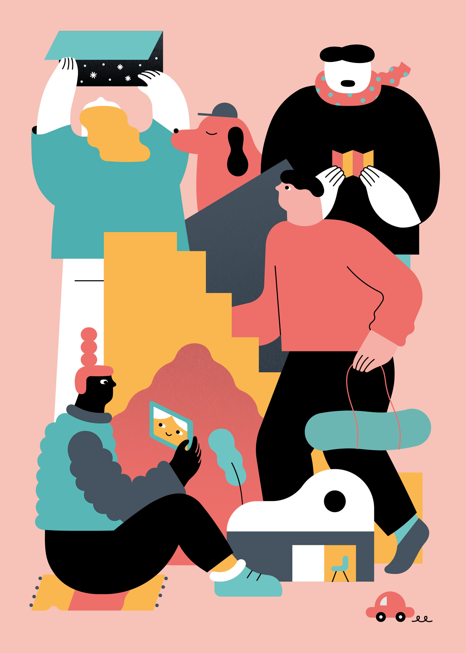 Part of a series of illustrations for Airbnb’s Culture Report