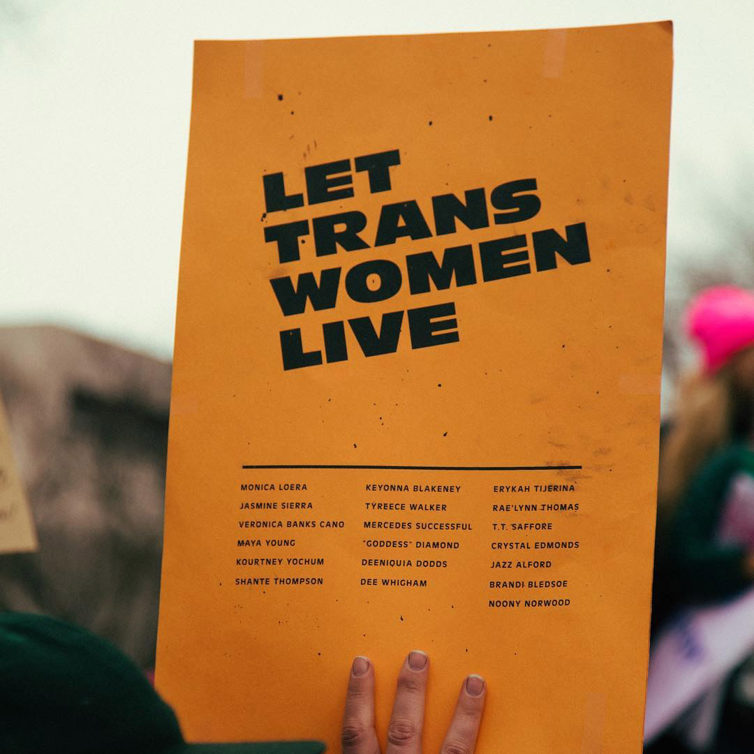 Let Trans Women Live poster
